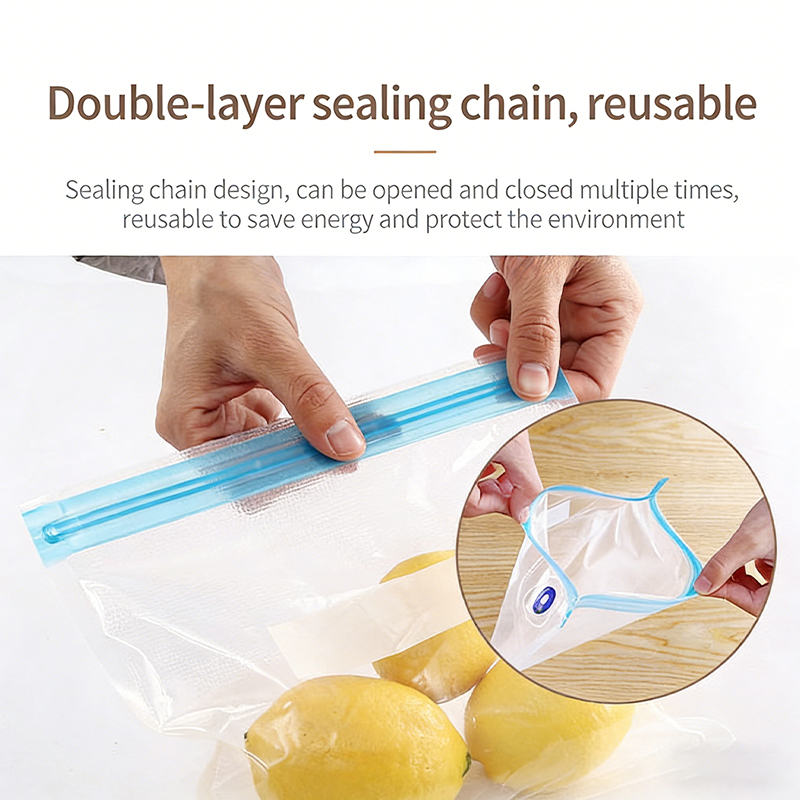 Meal Prep Ziplock - Kantong Vakum Baru yang Dapat Digunakan