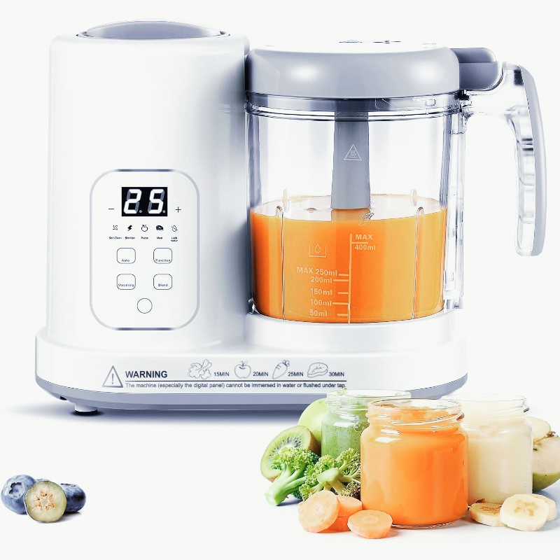 Meal Prep Youtube - Pembuat Makanan Bayi Steamer Blender 4