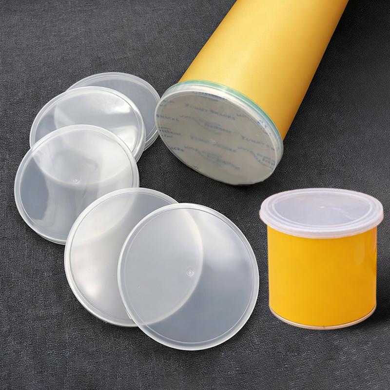 Meal Prep Jars With Lids - Tutup Plastik Kedap Udara, Tahan Bocor,