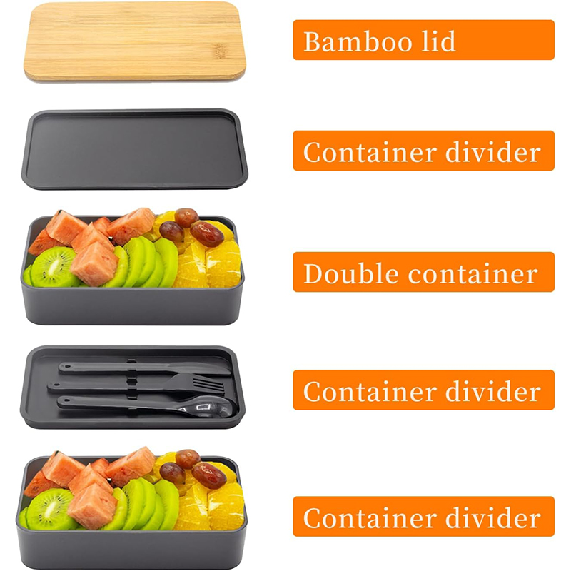 Kotak Bento Dapat Ditumpuk den - Meal Prep Rezepte ulasan dan harga