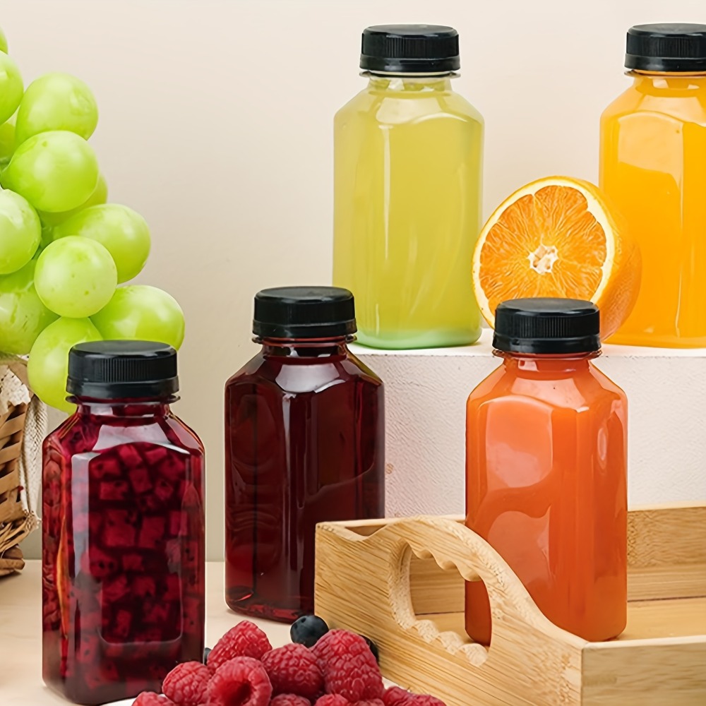 6 Buah Botol Jus Plastik Trans - Meal Prep Juice Bottles ulasan dan harga