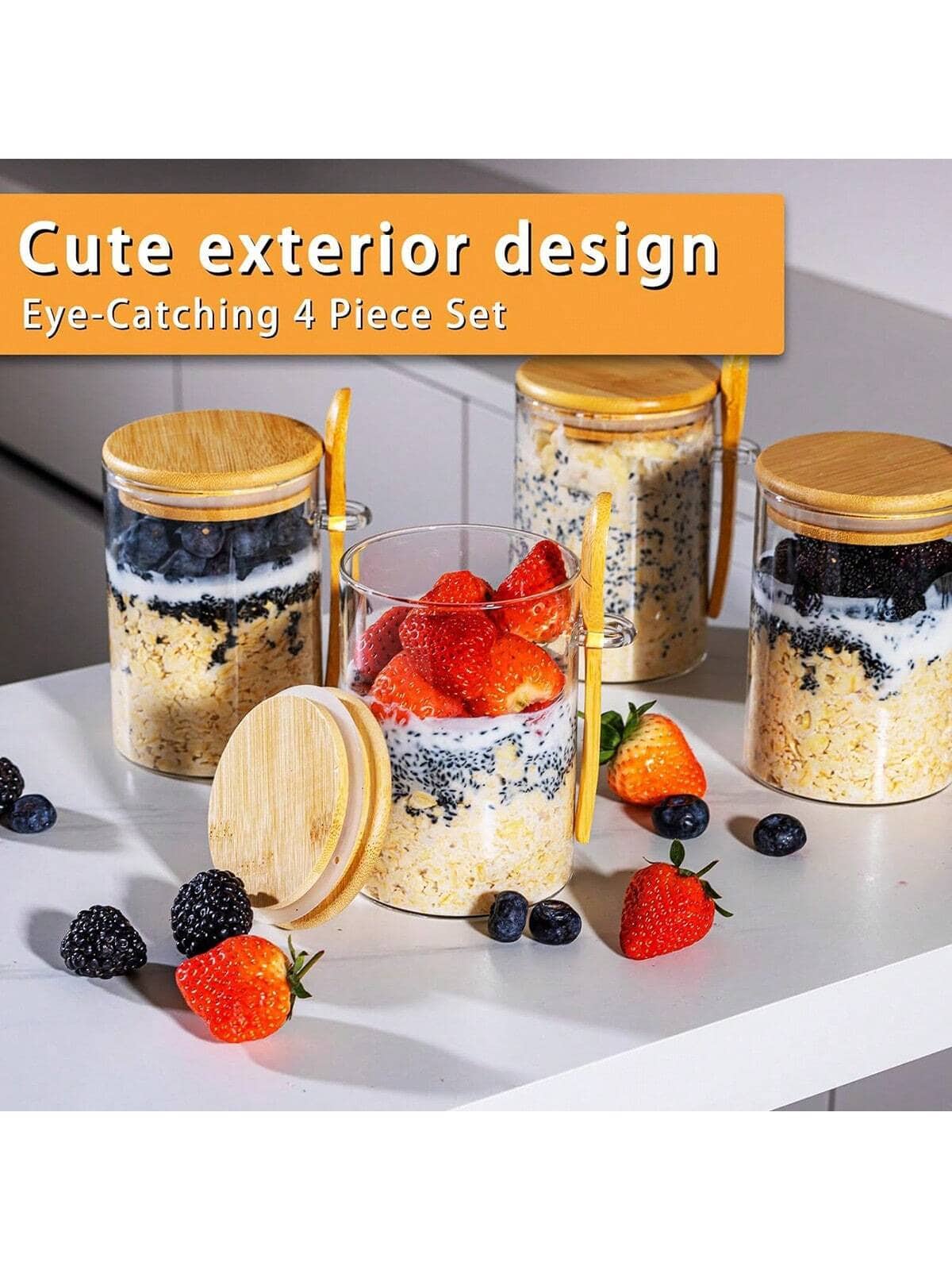 4 Wadah Penyimpanan Makanan Ka - Meal Prep Yogurt Parfait ulasan dan harga