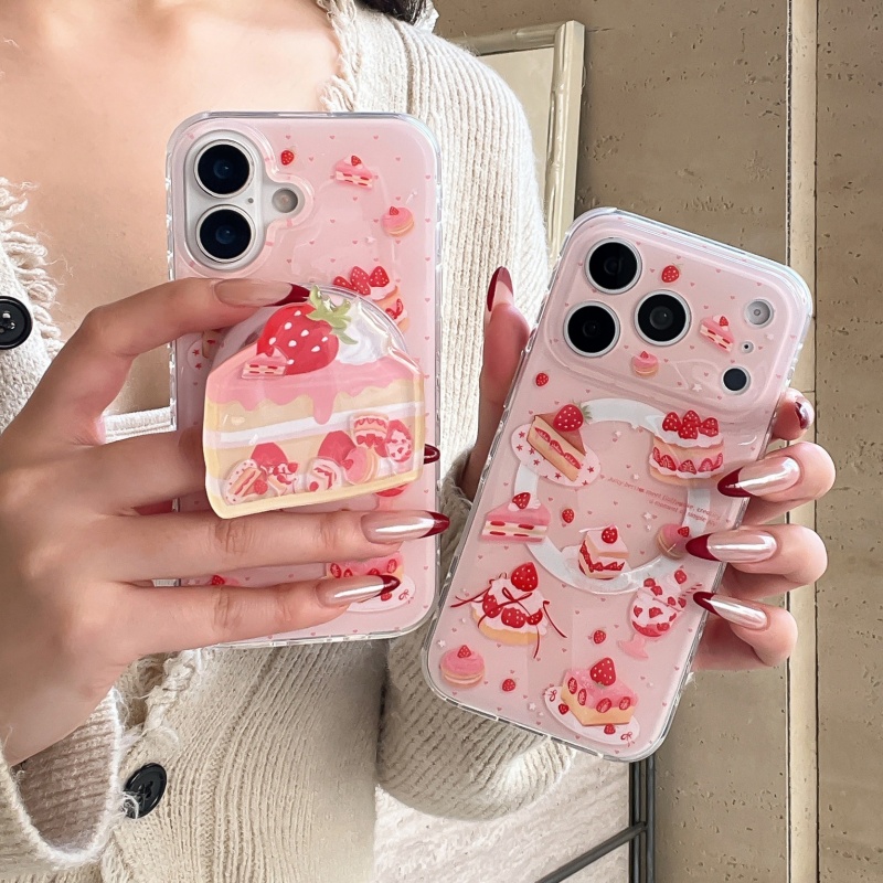 Casing Ponsel Magnetik Motif K - Strawberry Huller ulasan dan harga