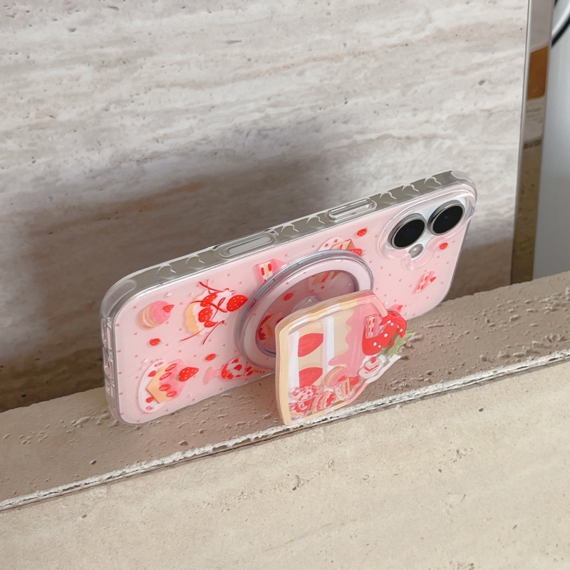 Casing Ponsel Magnetik Motif K - Strawberry Huller ulasan dan harga