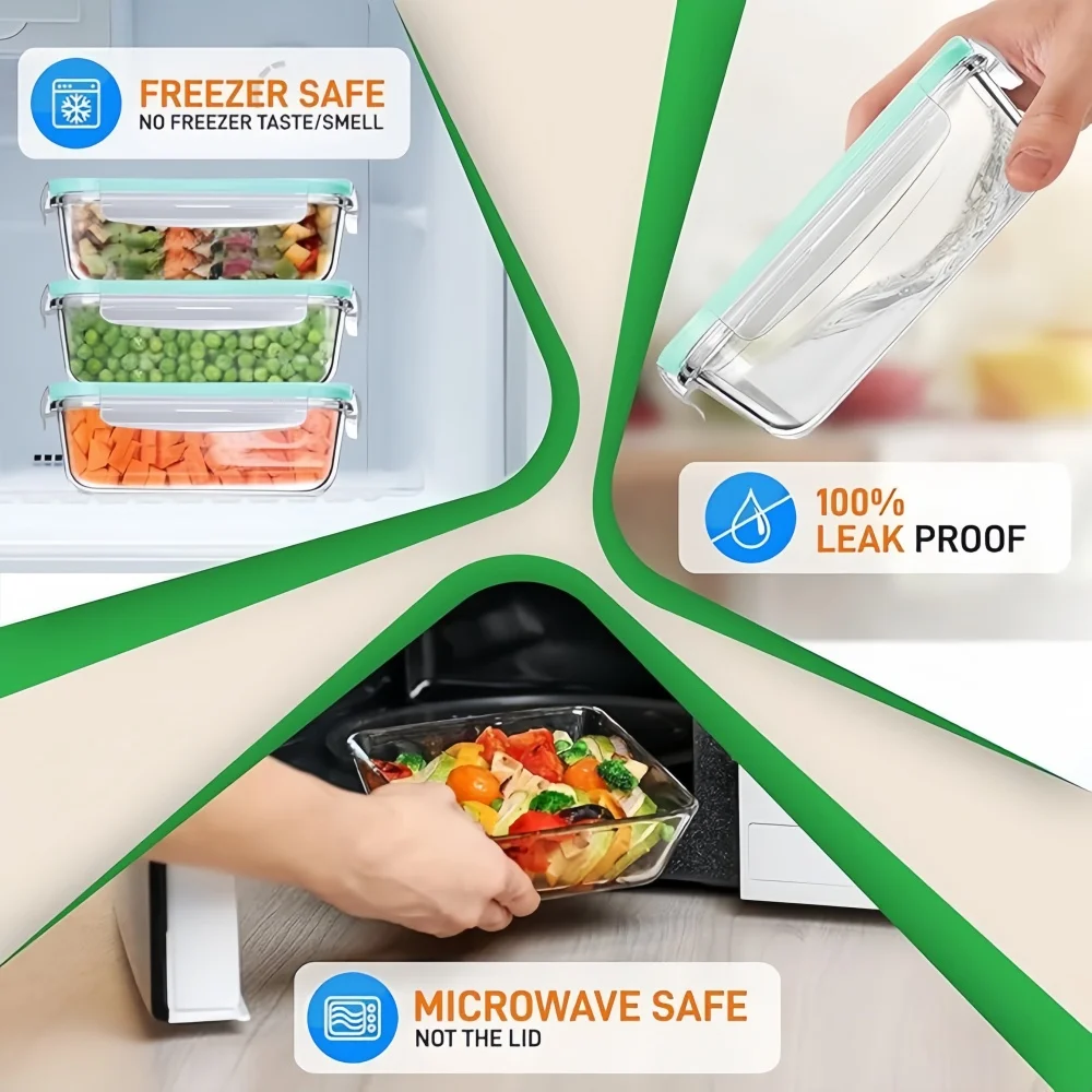 Kotak Makan Siang Kaca Bebas B - Meal Prep Rezepte ulasan dan harga