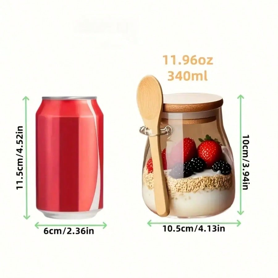 4 Wadah Oatmeal Overnight dari - Meal Prep Yogurt Parfait ulasan dan harga