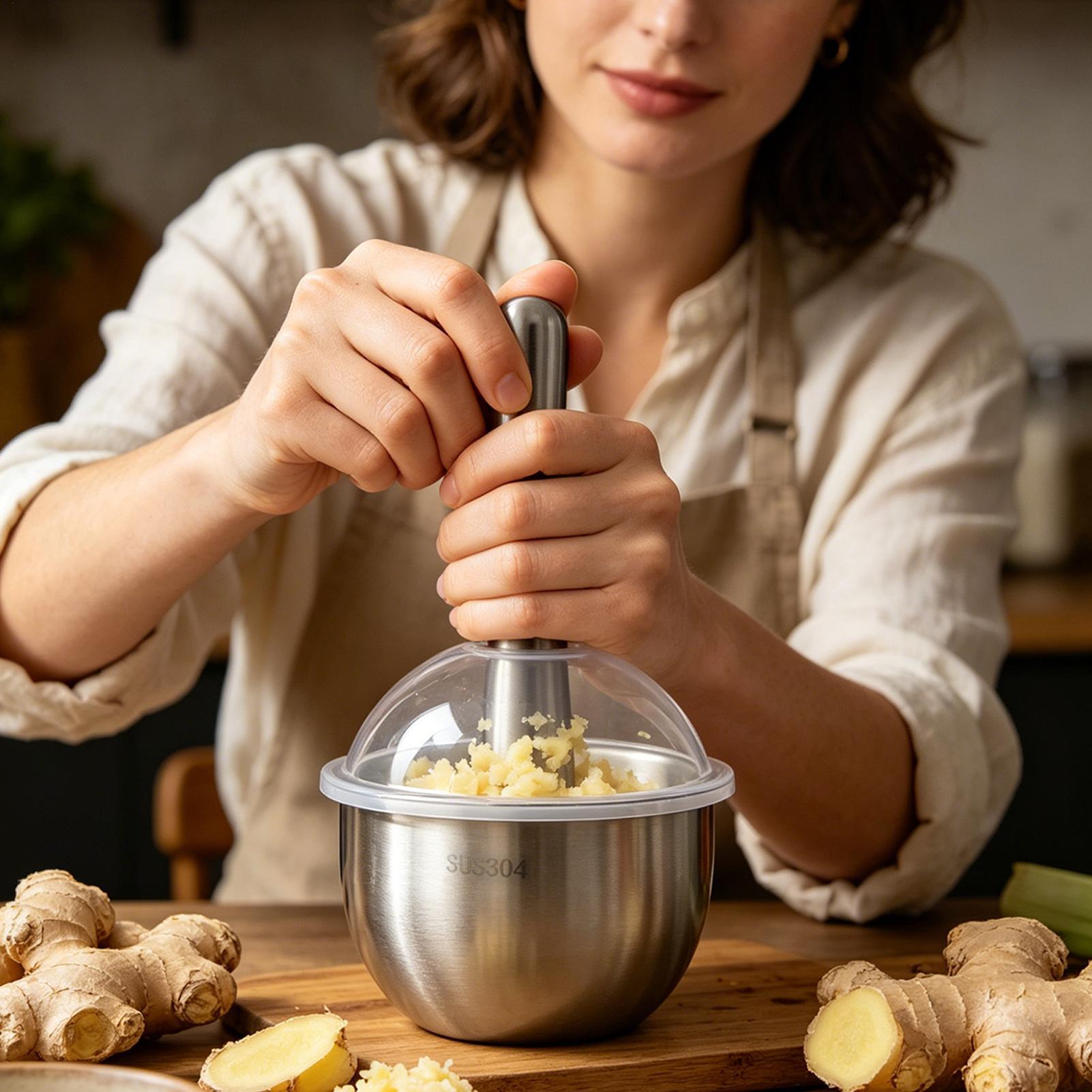 Alat Penghancur Bawang Putih M - Meal Prep Restaurant ulasan dan harga