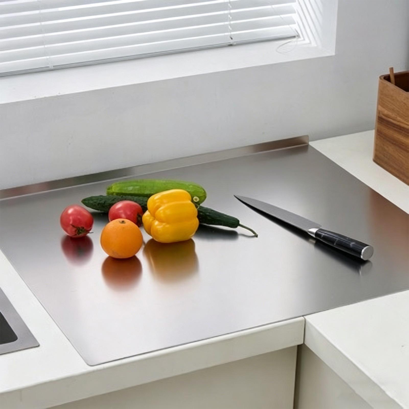 Papan Pemotong Stainless Steel - Meal Prep Restaurant ulasan dan harga