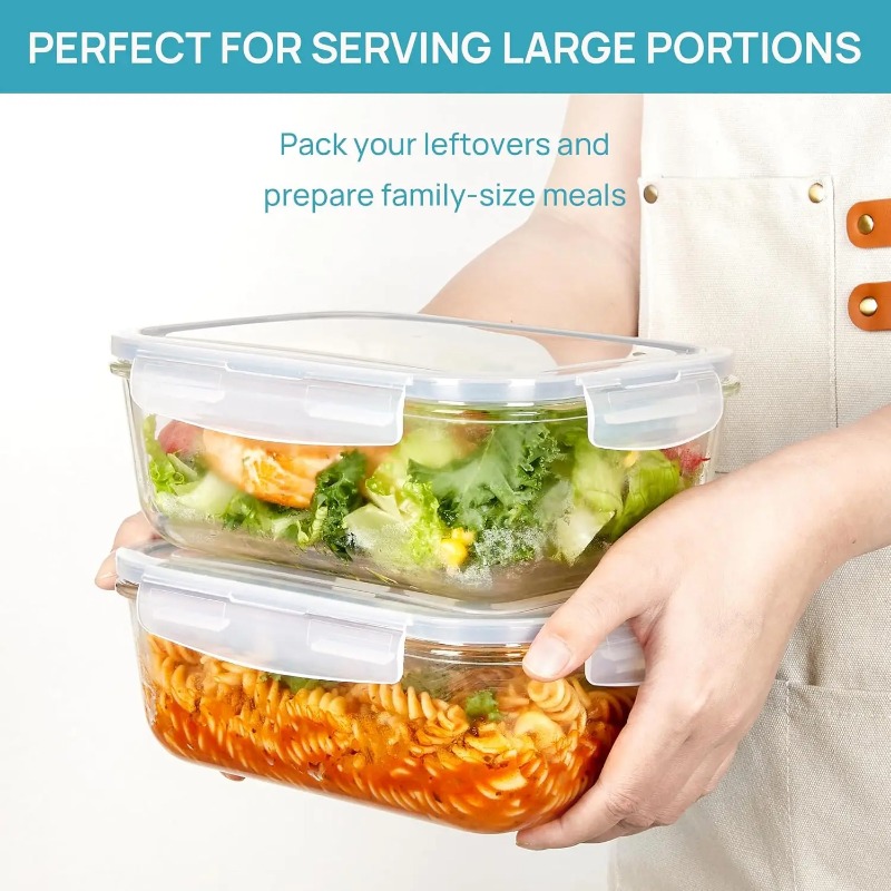 18 Set Wadah Penyimpanan Makan - Meal Prep Jars With Lids ulasan dan harga