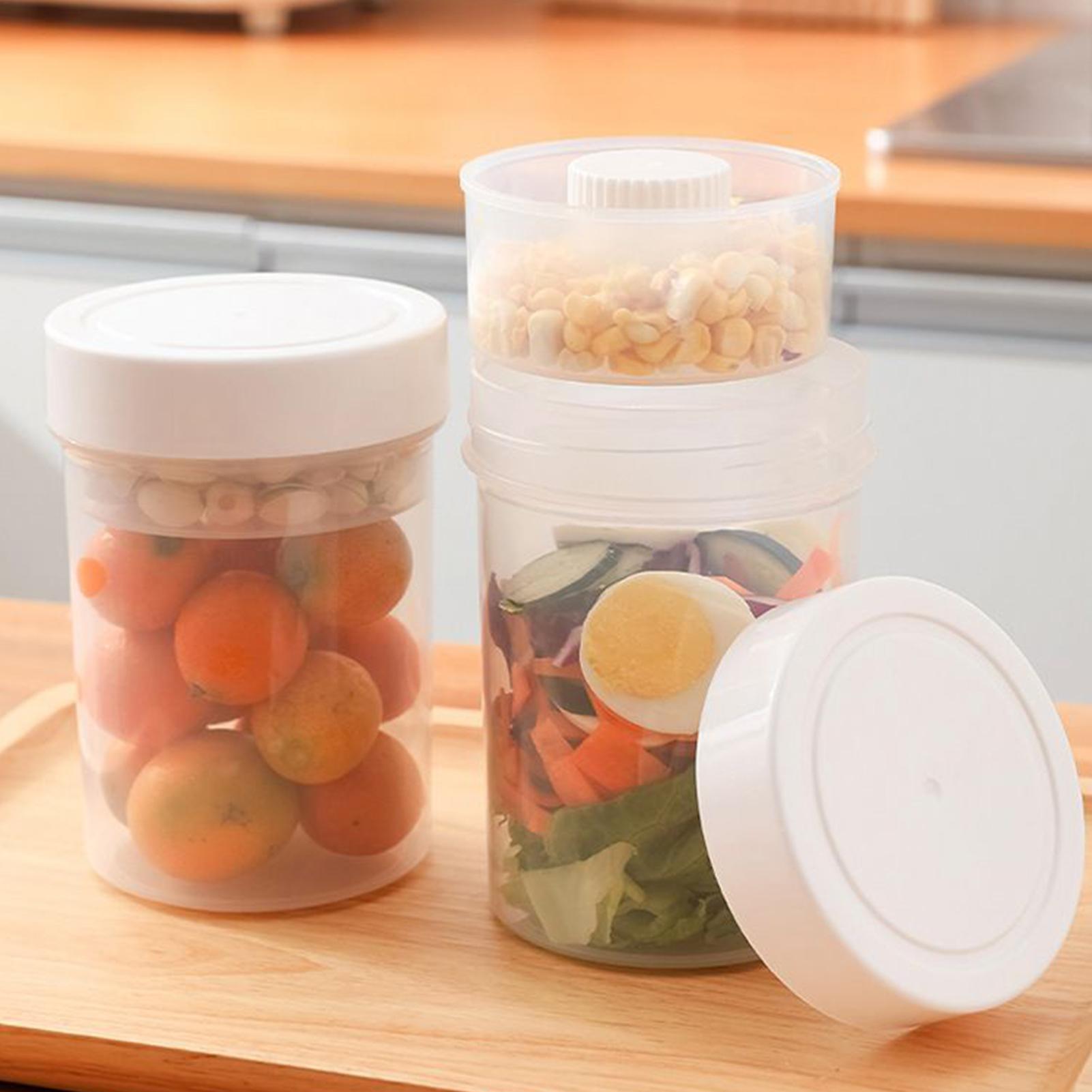 Stoples Salad Dengan Tutup Per - Meal Prep Jars With Lids ulasan dan harga