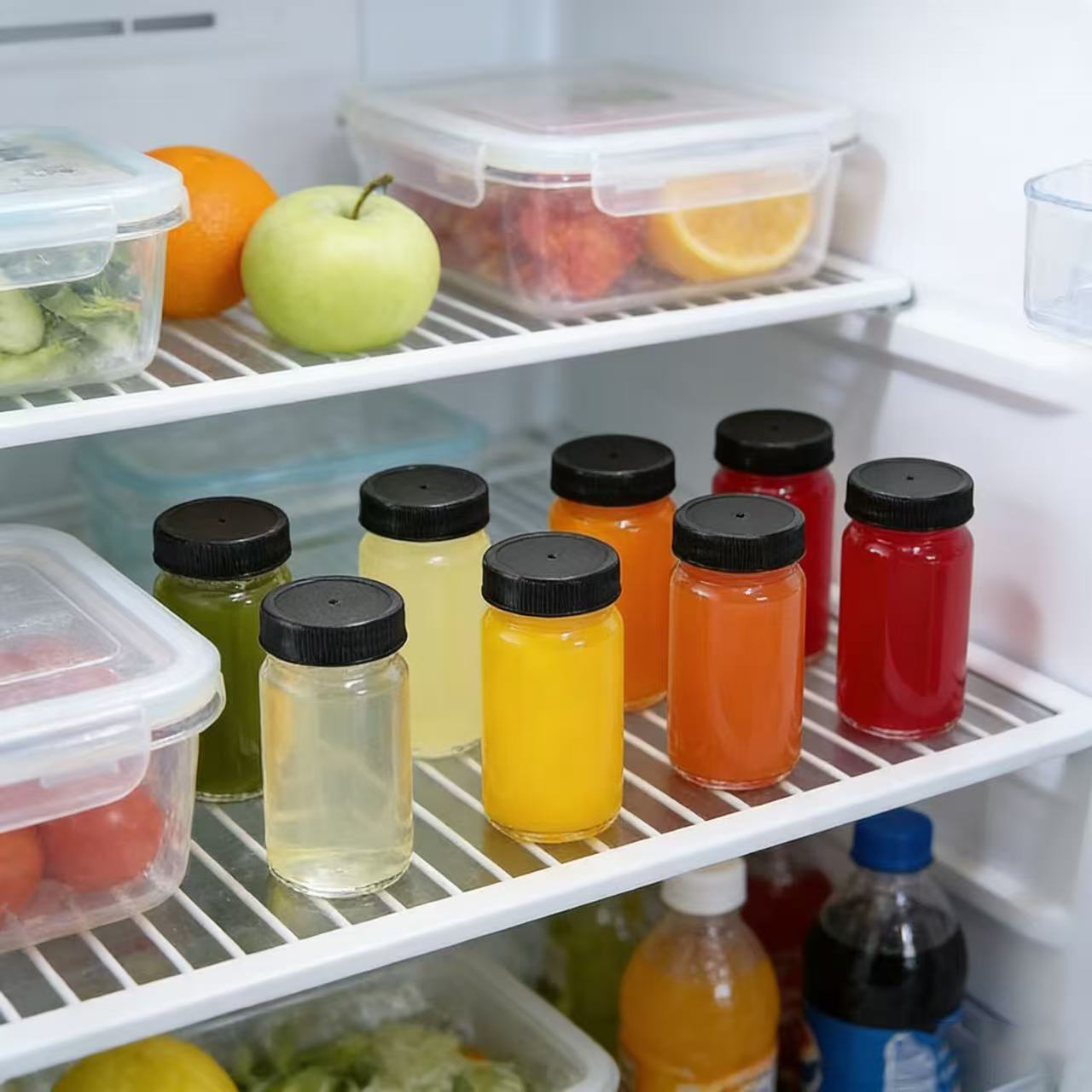 6 Buah 60Ml Botol Jus Kaca Tra - Meal Prep Juice Bottles ulasan dan harga
